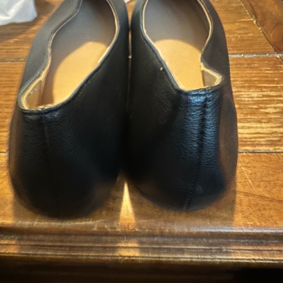 Womens Size 16 Black PU Leather Flats - Picture 3 of 5